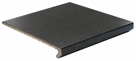 Клинкерная ступень фронтальная Anthrazit Dunkelgrau ABC Klinkergruppe 310x345x40/10 мм